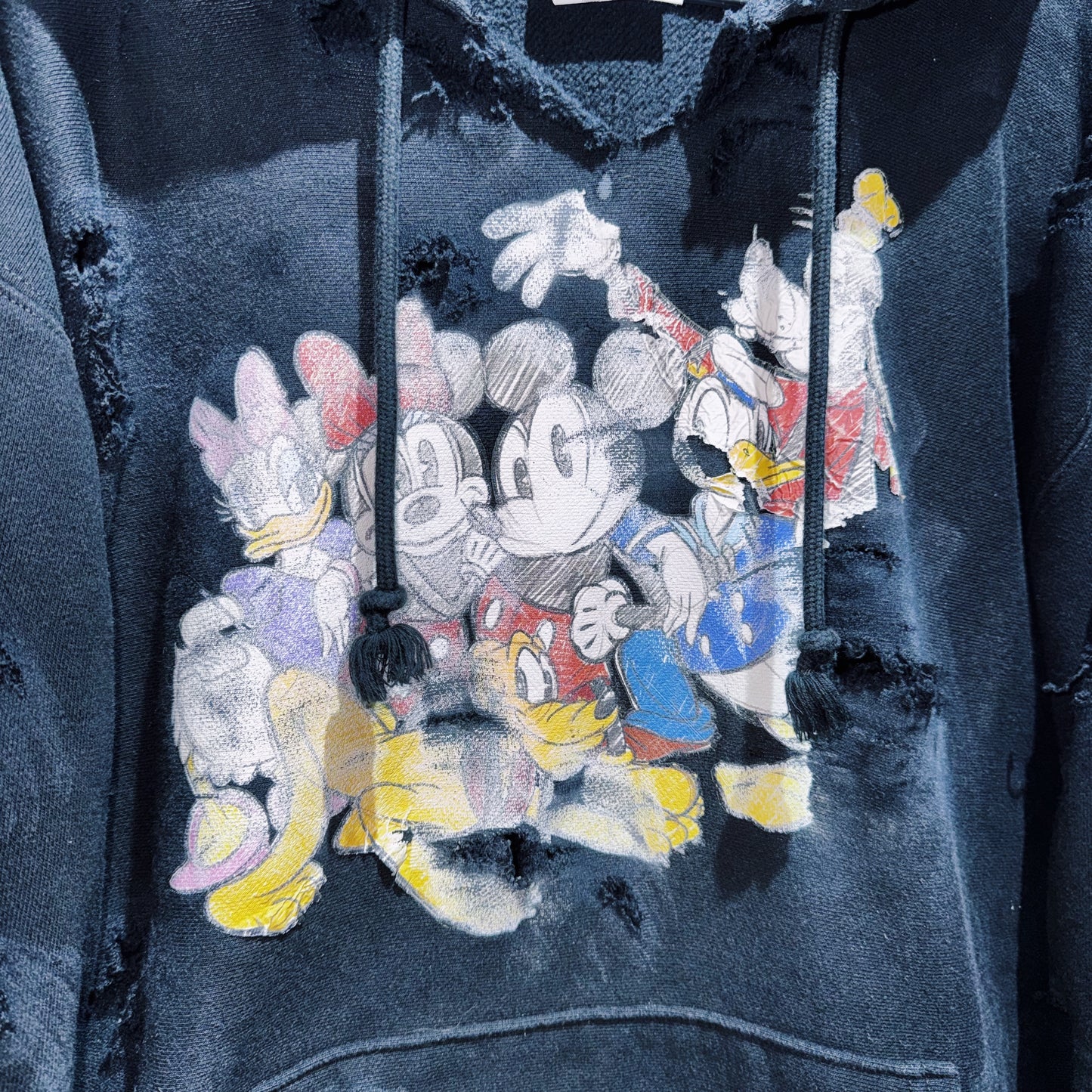 "Disney×Champion"REVERSE WEAVE Mickey&Friends design boro custom hoodie