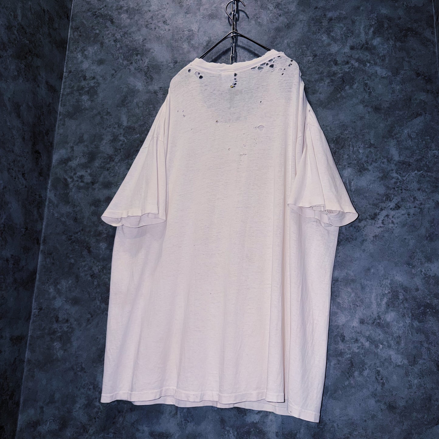 【doppio】vintage graphic print design damaged design T-shirt