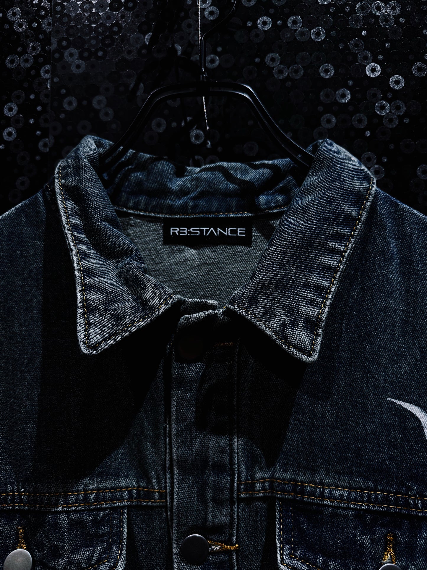 【ÆIEM】“RƎ:STANCE” Hand-Painted Denim jacket