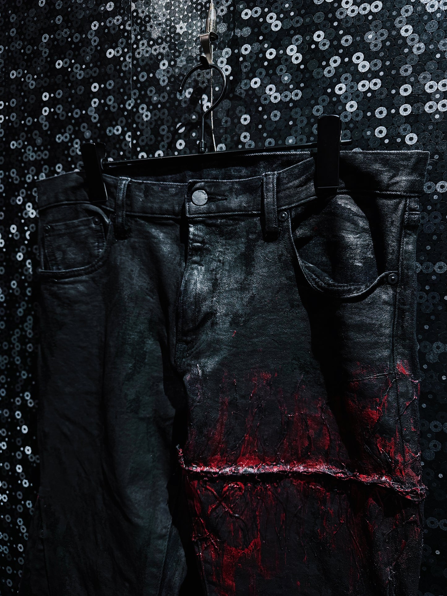 【ÆIEM】vivid notes IRON VEIN flare pants