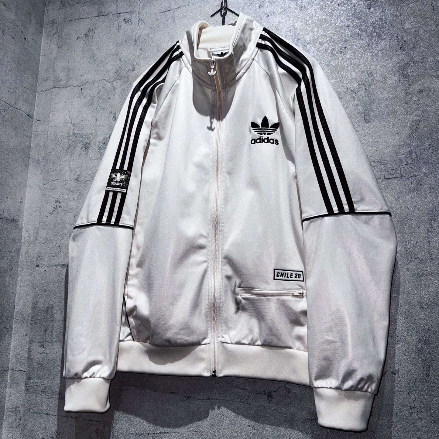 "ADIDAS Chile20"Trefoil logo design track jacket