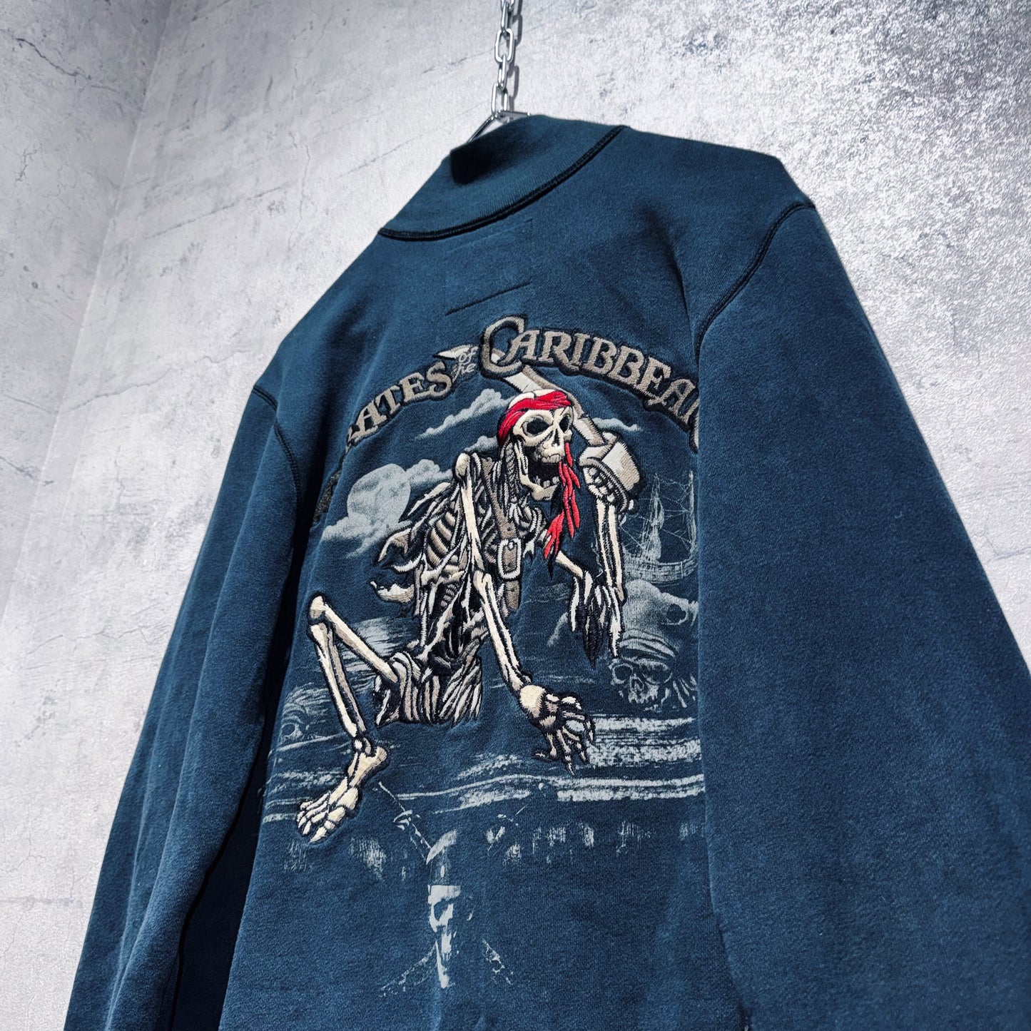 "PIRATES of the CARIBBEAN"embroidery design track jacket