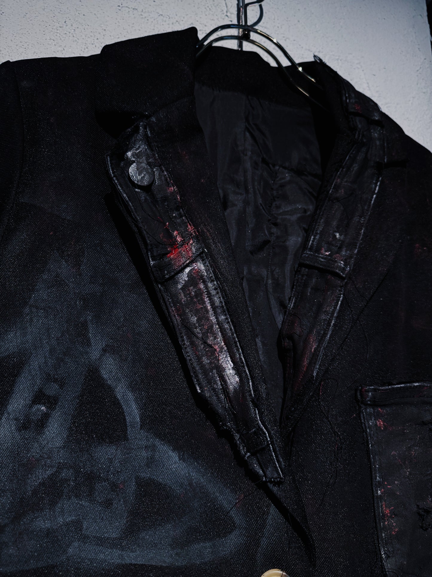 "vivid notes"The Anarchist's Orbit tailored jacket