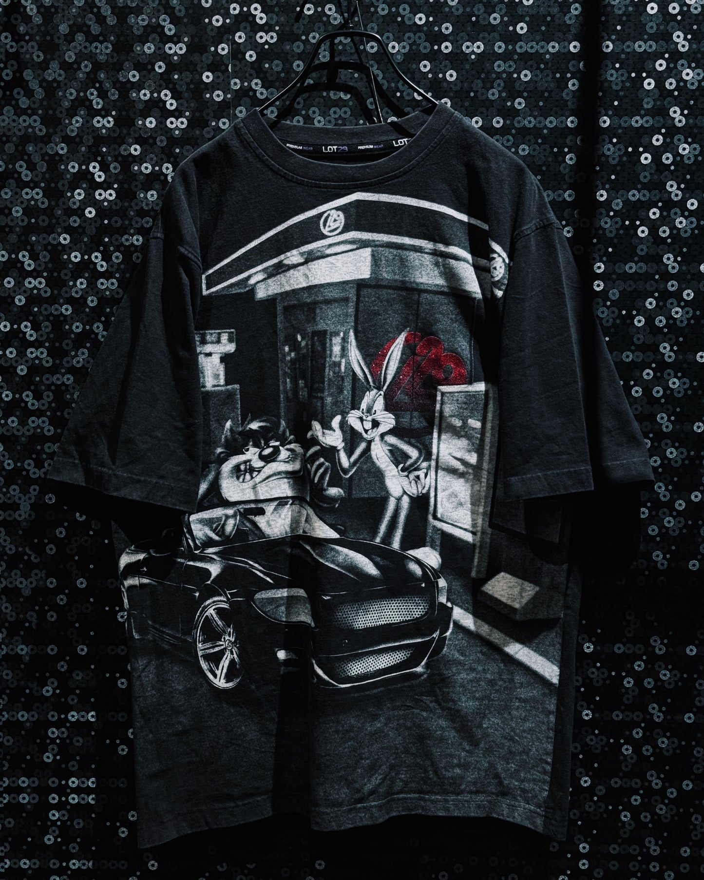 ￼
【ÆIEM】LOT29 Bugs Bunny & Tasmanian Devil Big Print T-shirt