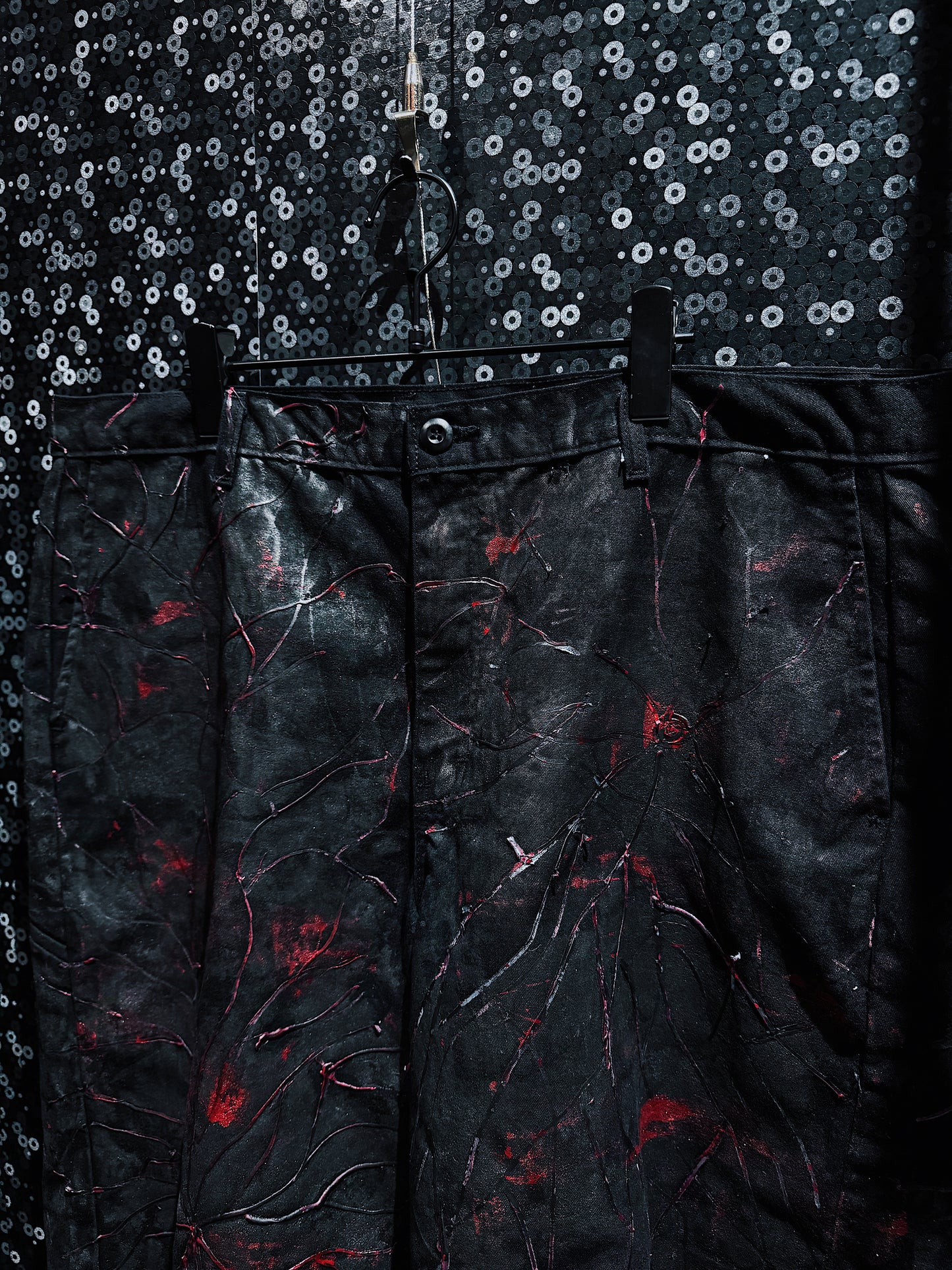 【ÆIEM】vivid notes IRON VEIN hurf pants