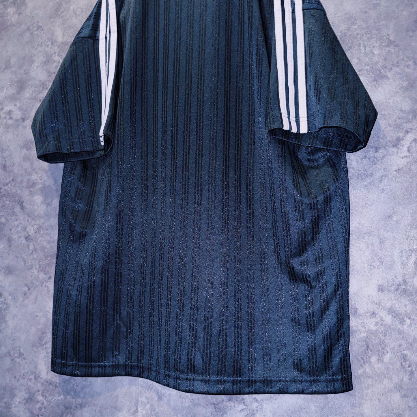 【doppio】vintage “adidas” three stripe design game shirt