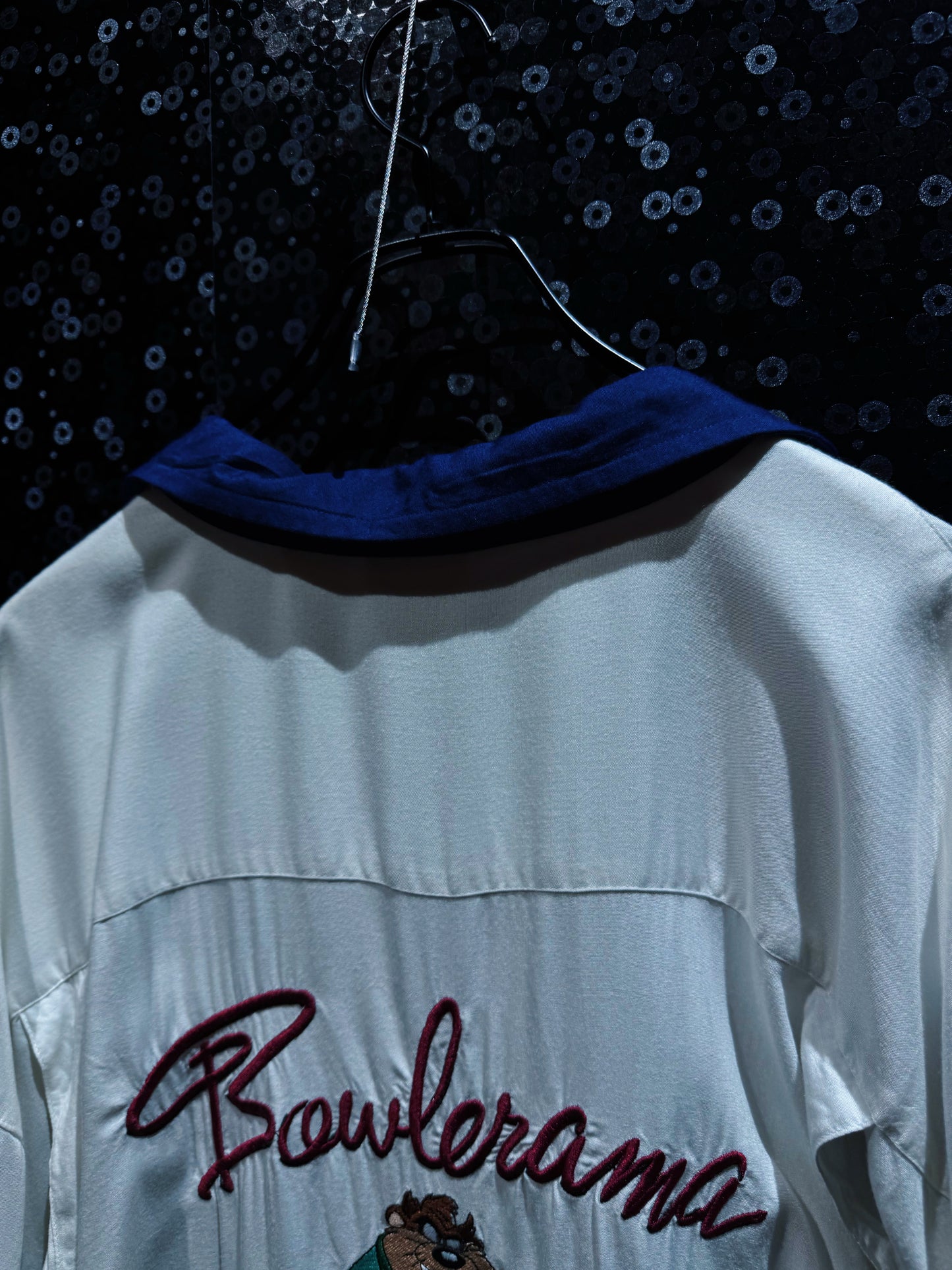 【ÆIEM】Warner Bros. Vintage “Taz Bowling League” Open Collar Shirt