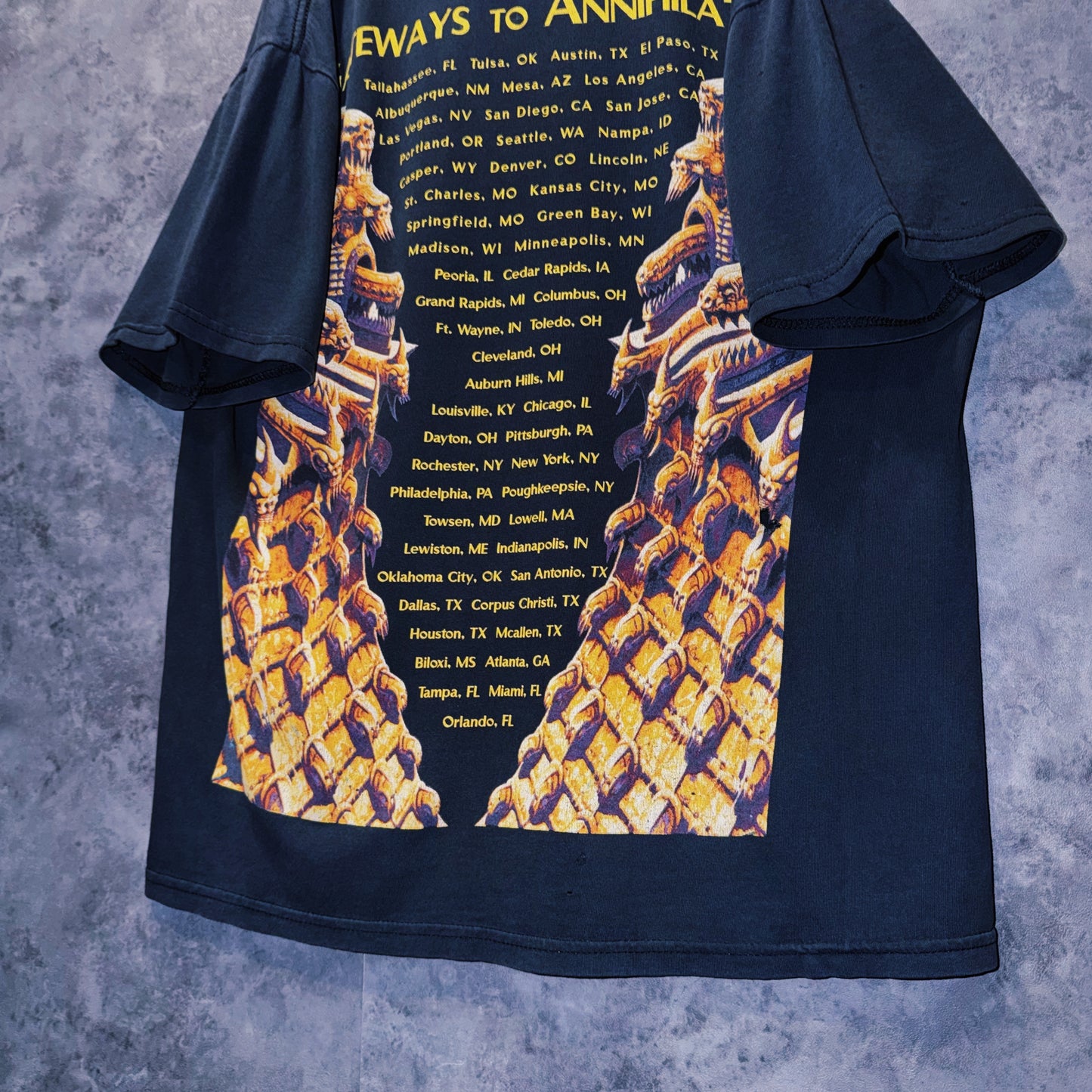 【doppio】vintage “Morbid Angel” album jacket design T-shirt