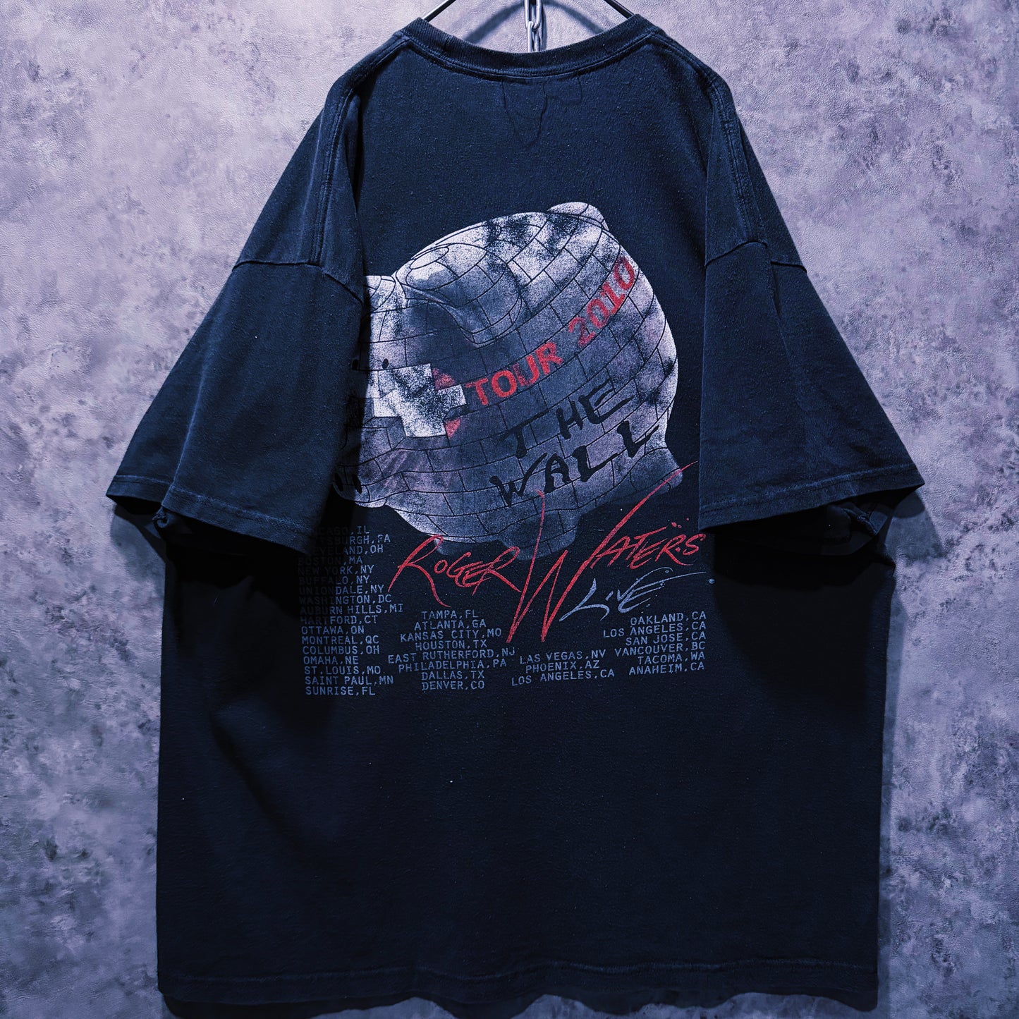 【doppio】vintage “Roger Waters” graphic design Band tour T-shirt