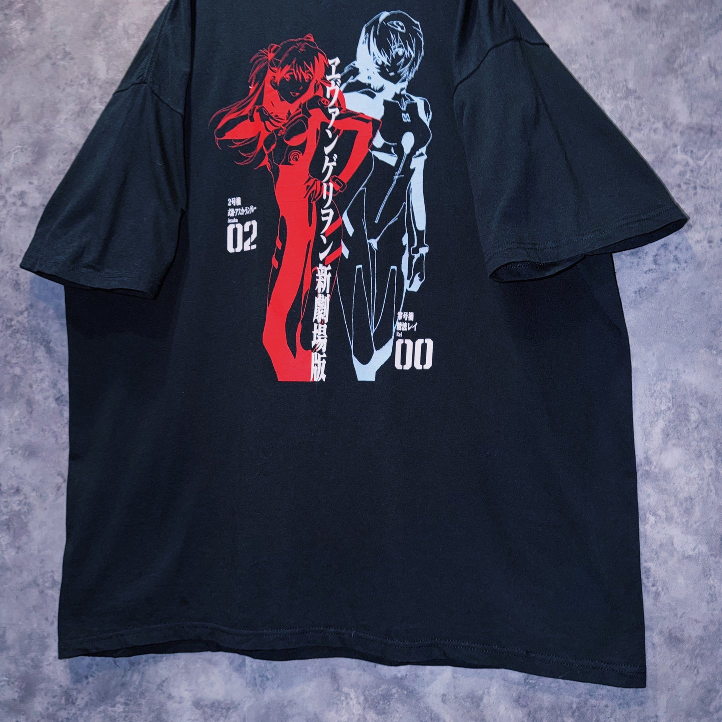 【doppio】vintage “EVANGELION” character print design T-shirt