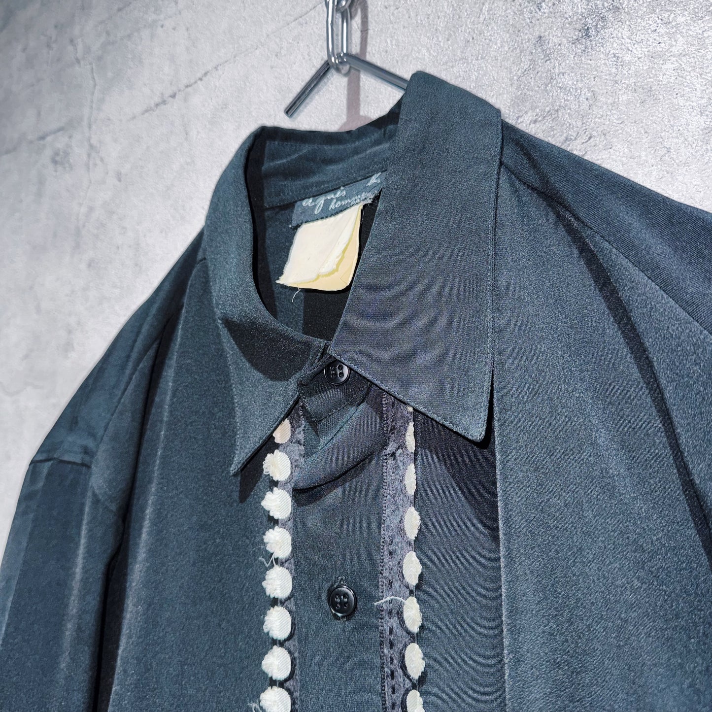 "agnès b. homme"studs-like design shirt