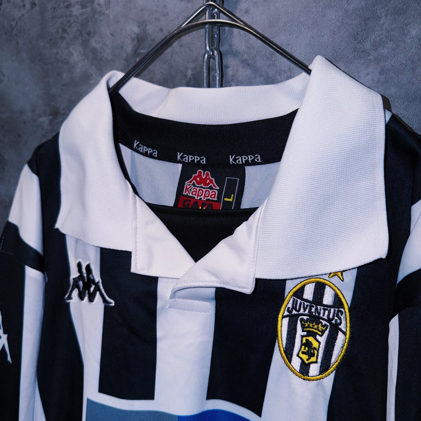 【doppio】90’s vintage “Juventus”No.21” Zidane” long sleeve game shirt