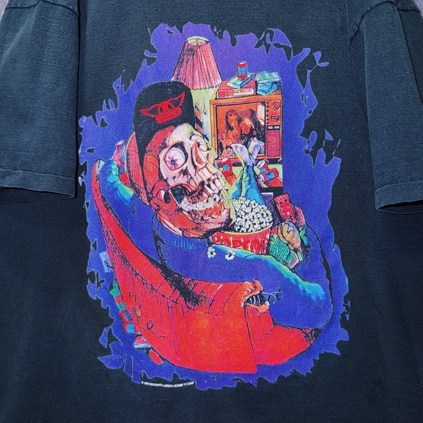 【doppio】90’s vintage “Aerosmith” graphic design band T-shirt