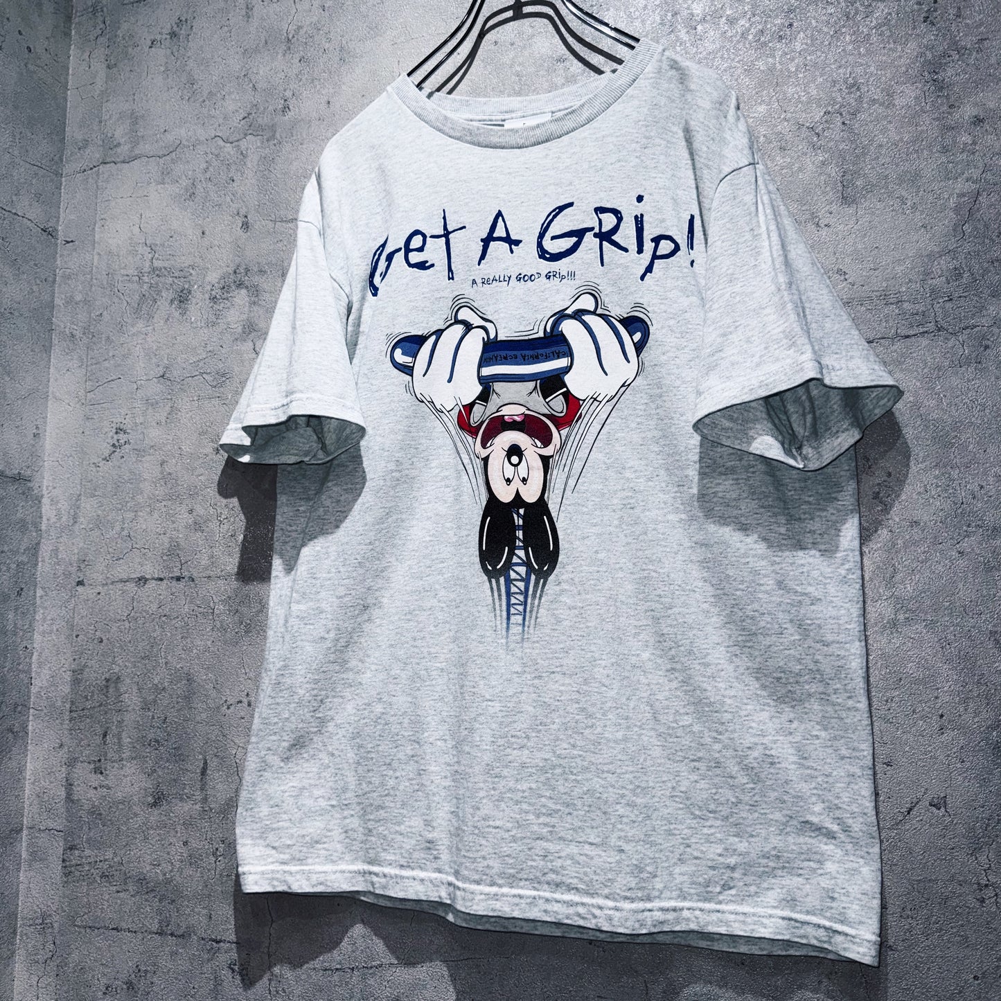 "Disney"CALIFORNIA ADVENTURE CALIFORNIA SCREAMIN' 「Get A Grip！」Printed T-shirt
