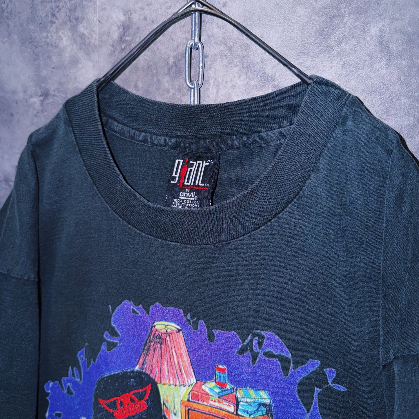 【doppio】90’s vintage “Aerosmith” graphic design band T-shirt