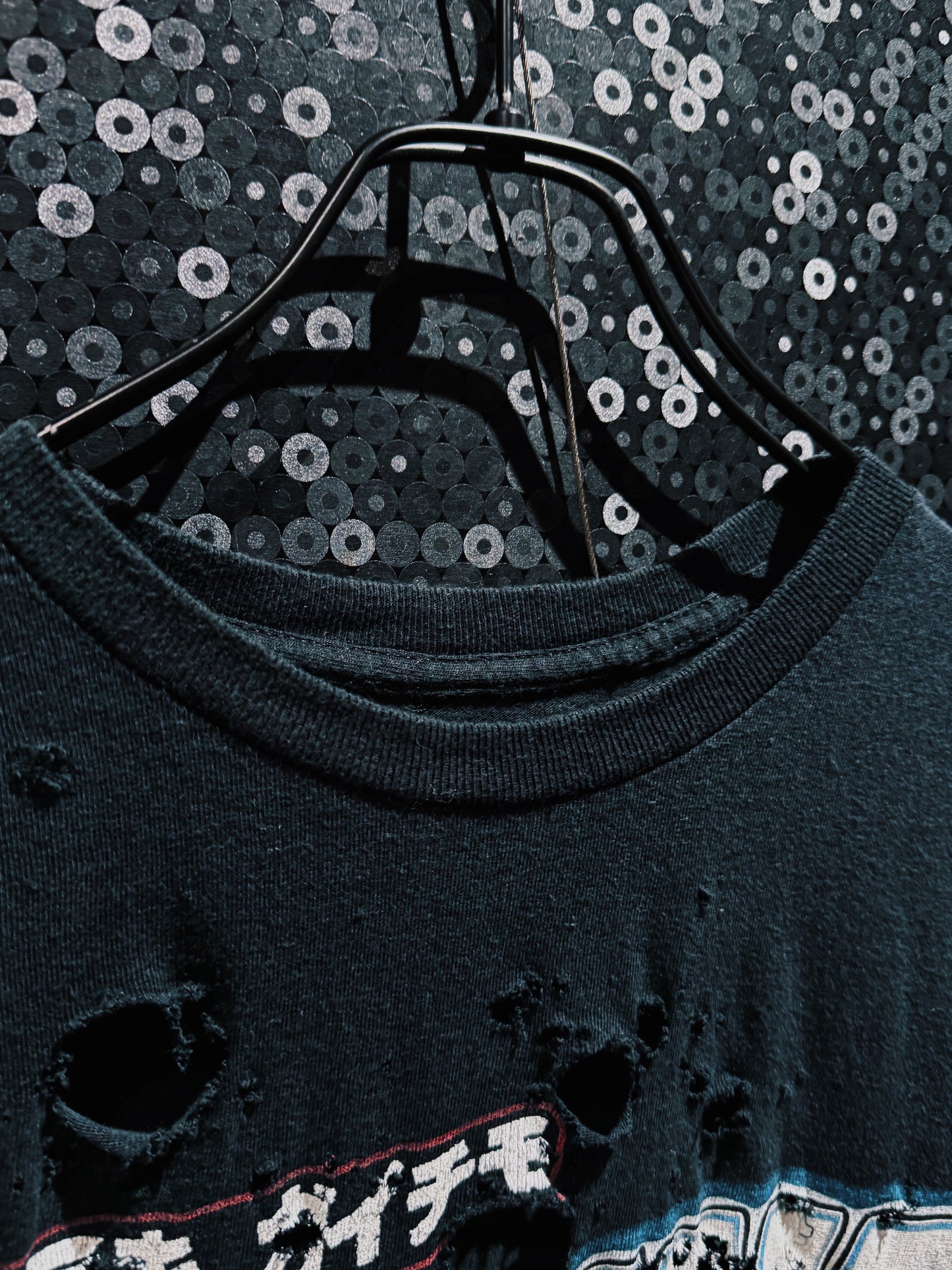 【ÆIEM】Natural “boro” Remake SPEED Club Graphic T-shirt
