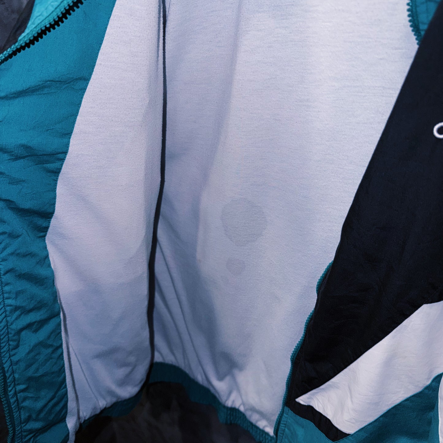 【doppio】90’s vintage “adidas” three stripe design Nylon jacket