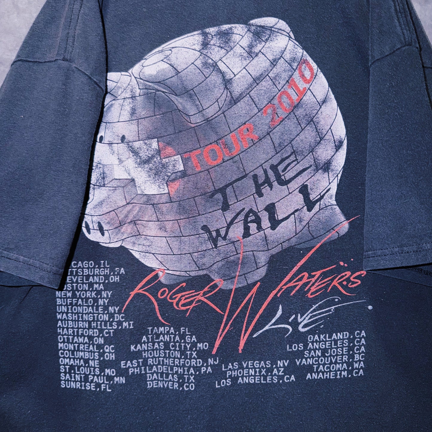 【doppio】vintage “Roger Waters” graphic design Band tour T-shirt
