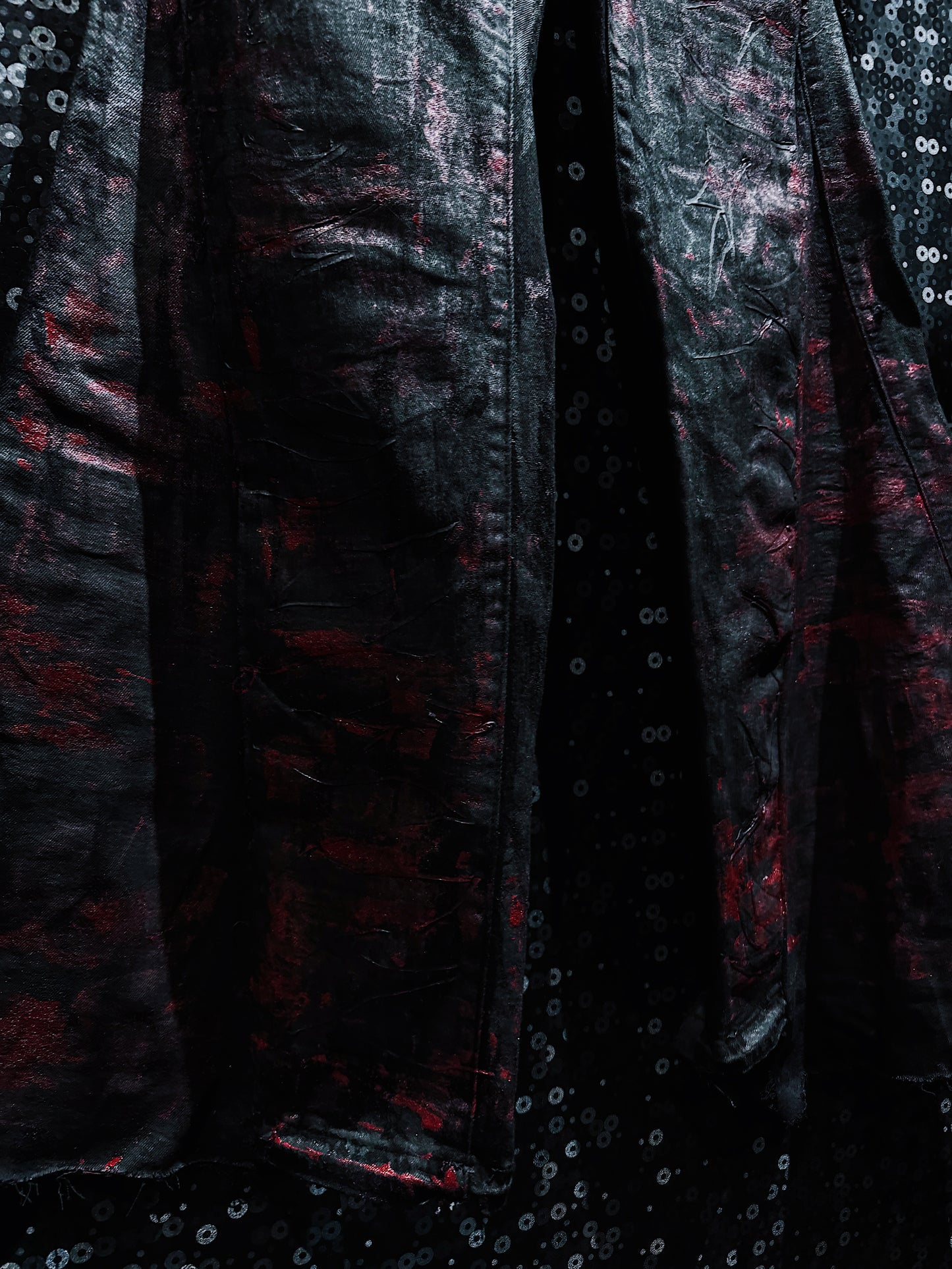 【ÆIEM】vivid notes IRON VEIN flare pants
