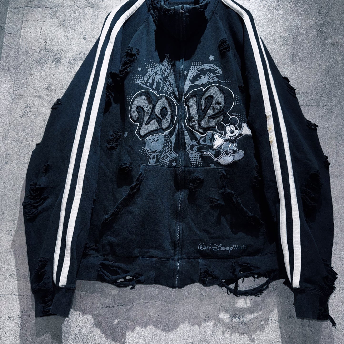 2012"Disney"WDW graphic design boro custom track jacket