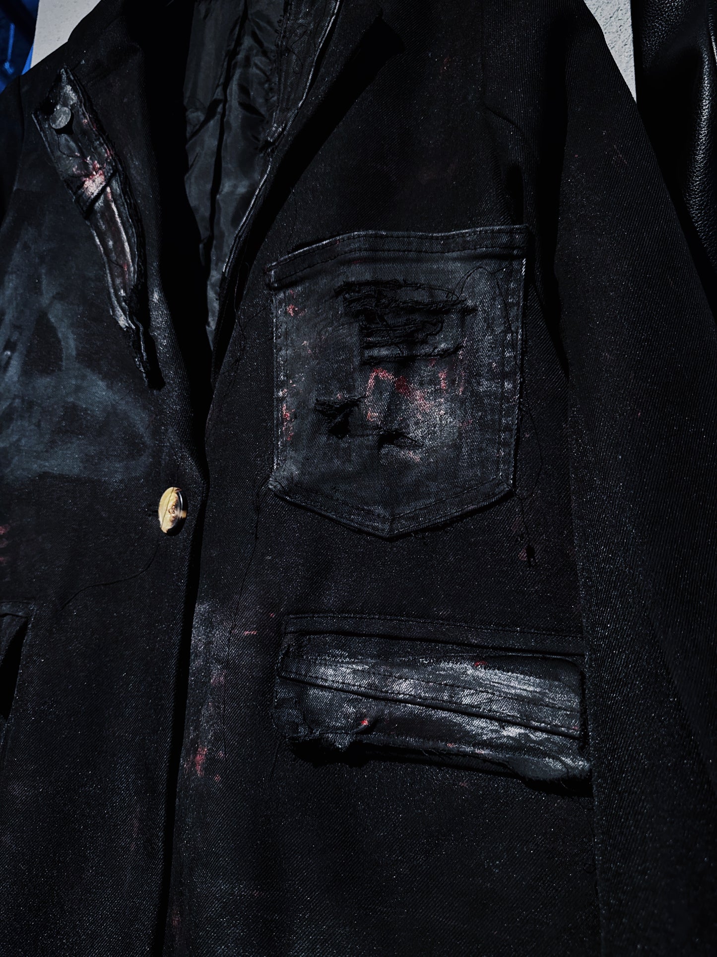 "vivid notes"The Anarchist's Orbit tailored jacket