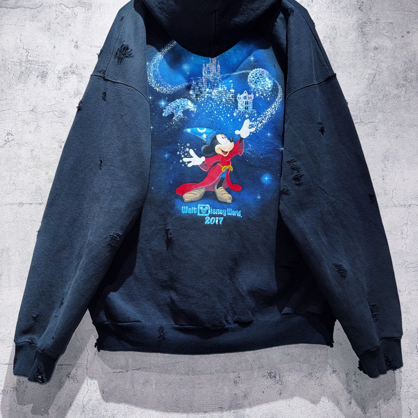 "Disney"WDW 2017 graphic design boro custom hoodie
