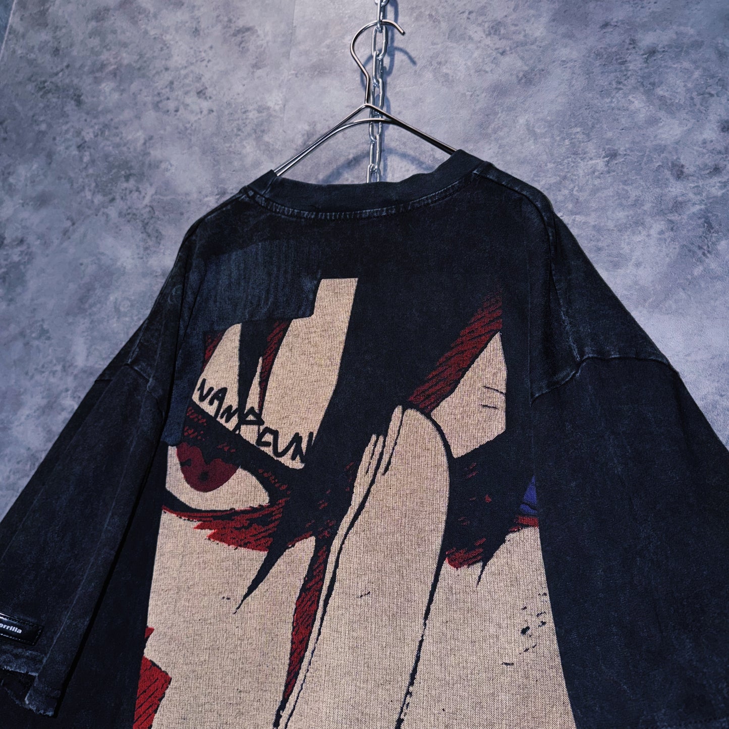 【doppio】vintage anime character print design T-shirt