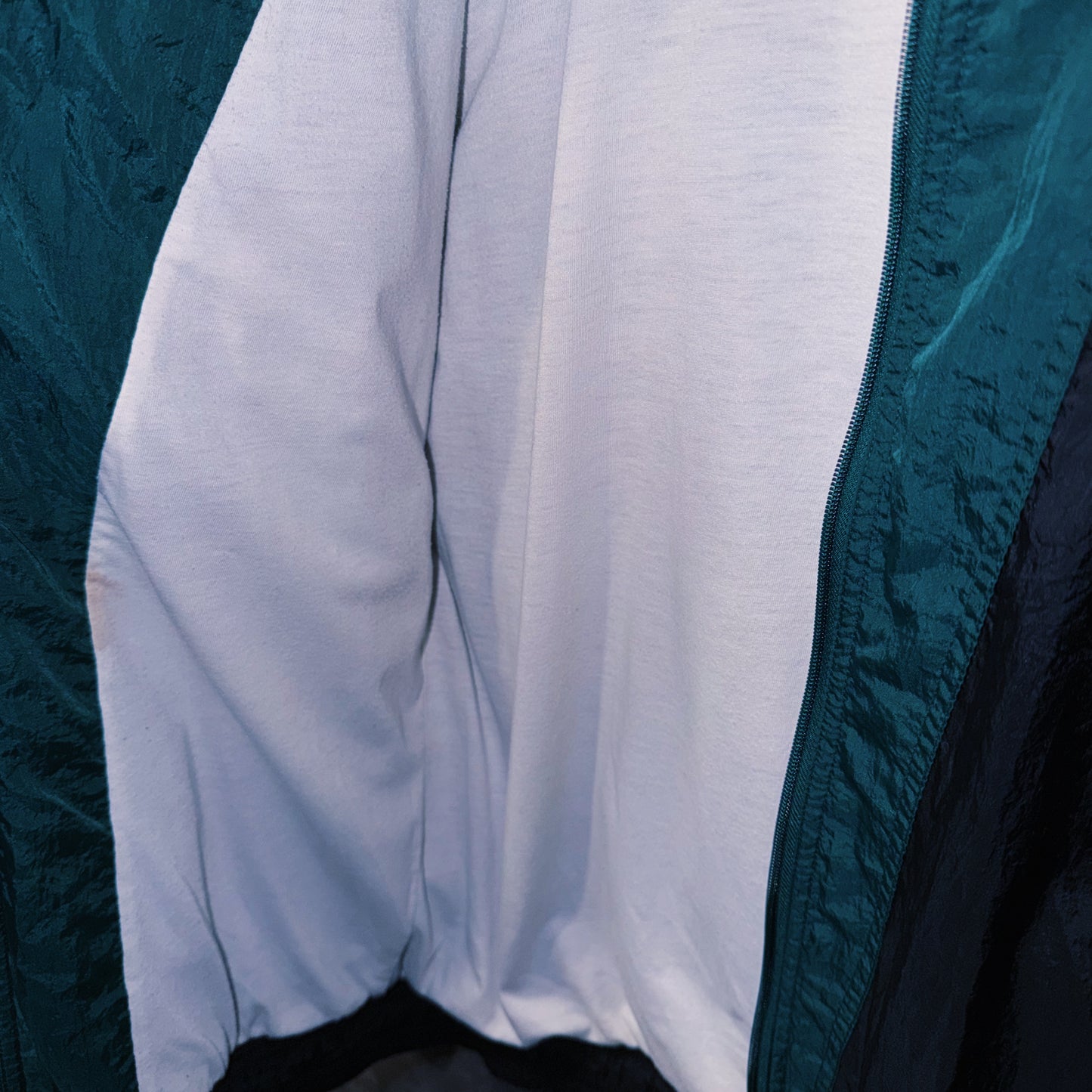 【doppio】90’s vintage “adidas” three stripe design Nylon jacket