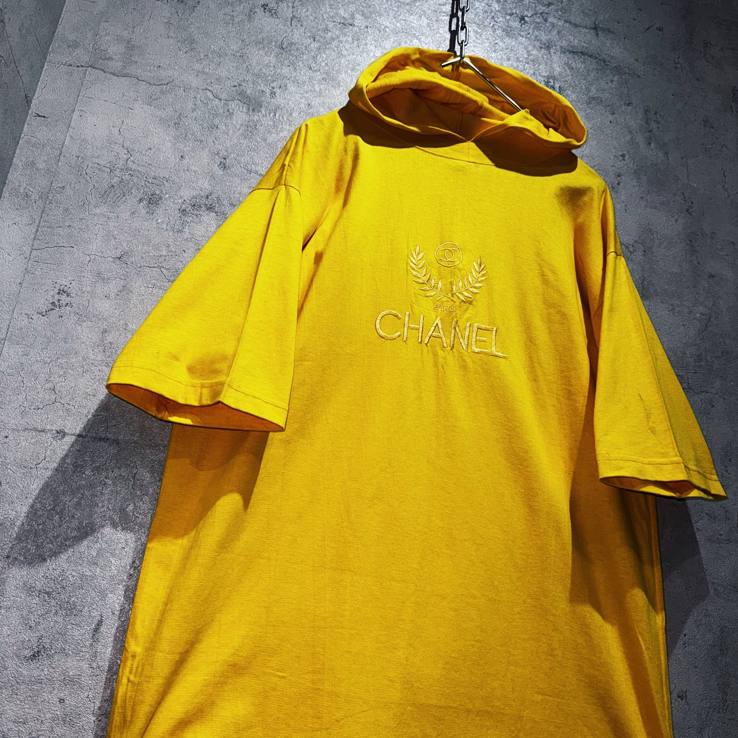 "CHANEL"logo embroidery design hoodie short sleeve T shirt
