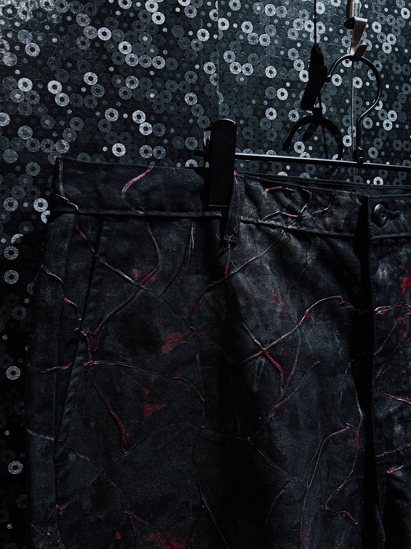 【ÆIEM】vivid notes IRON VEIN hurf pants
