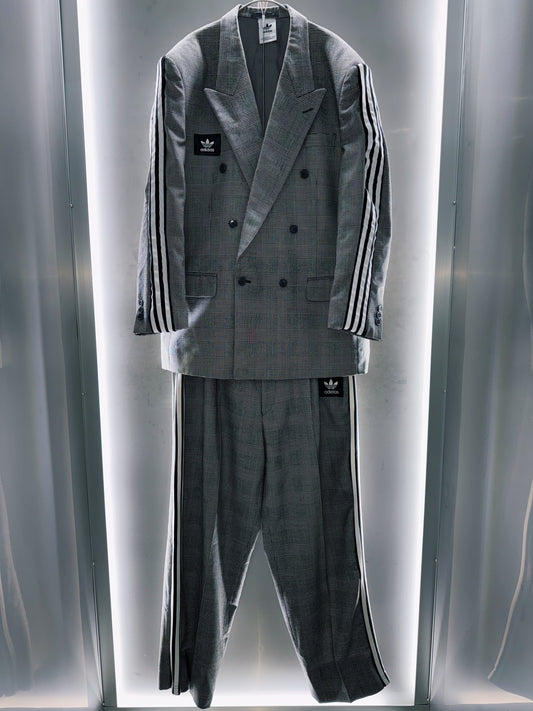 special "original re:meke" vintage "adidas"x vintage double breast SETUP three strip edition