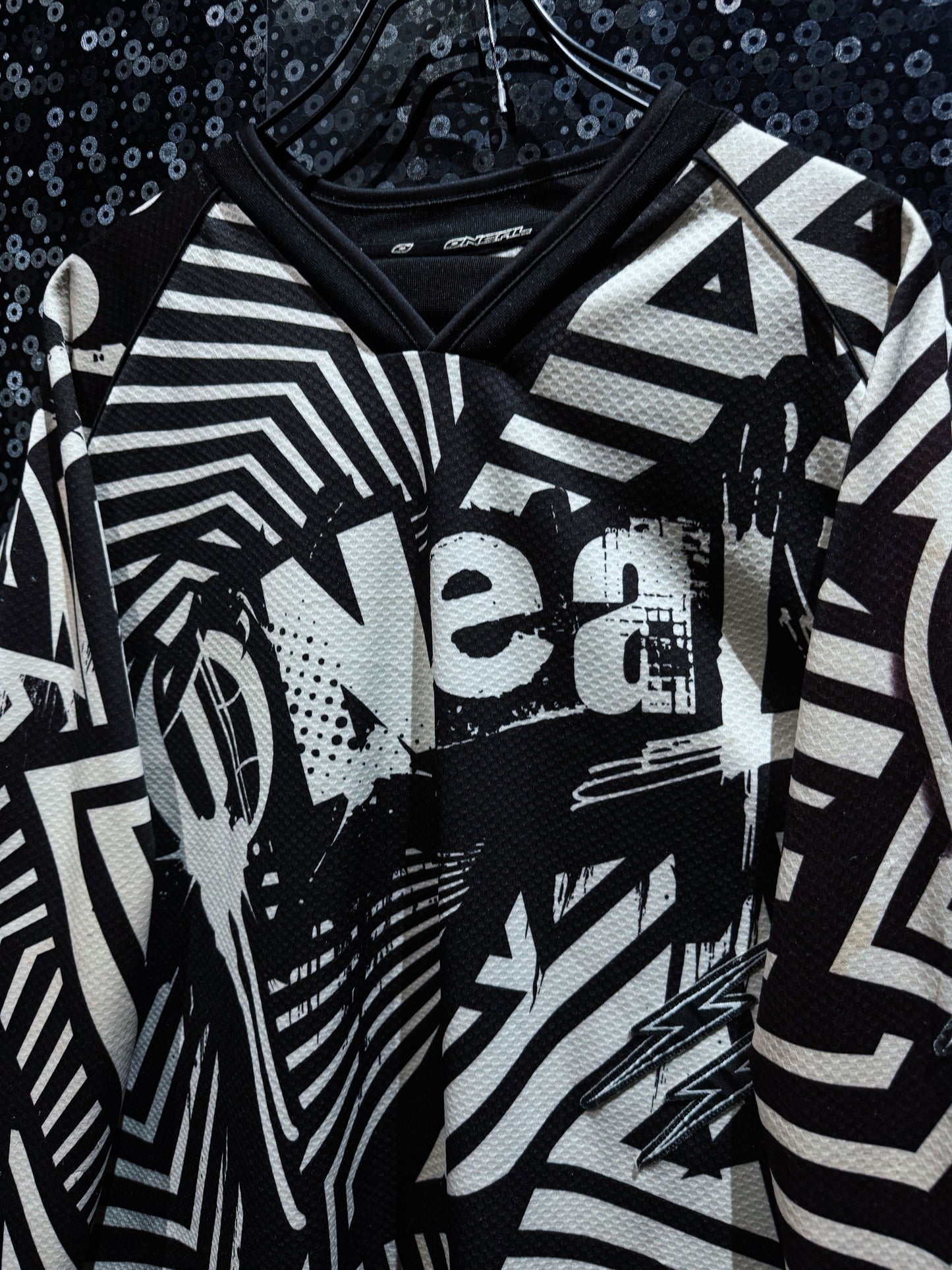 【ÆIEM】“O’Neal” Vintage Optical Illusion Motocross Jersey