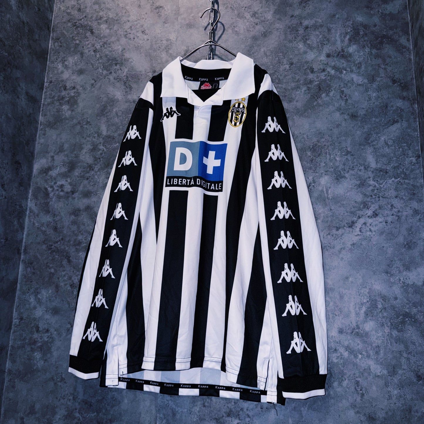 【doppio】90’s vintage “Juventus”No.21” Zidane” long sleeve game shirt