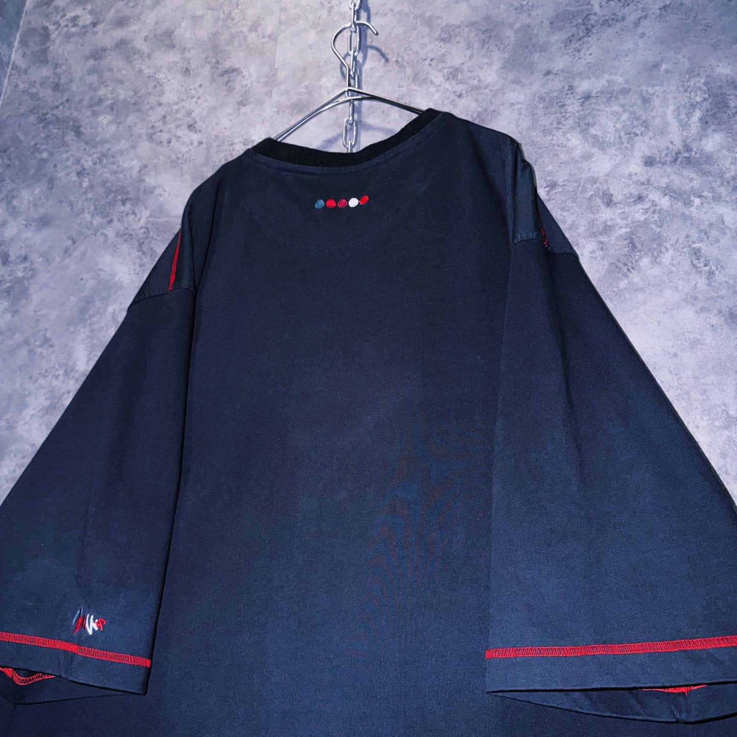 【doppio】vintage “COOGI” embroidery design big silhouette T-shirt