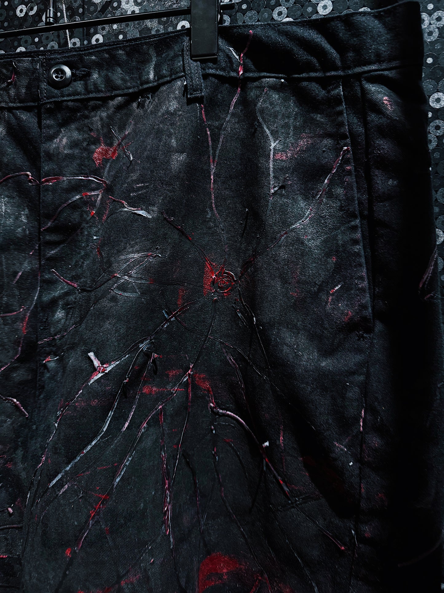 【ÆIEM】vivid notes IRON VEIN hurf pants