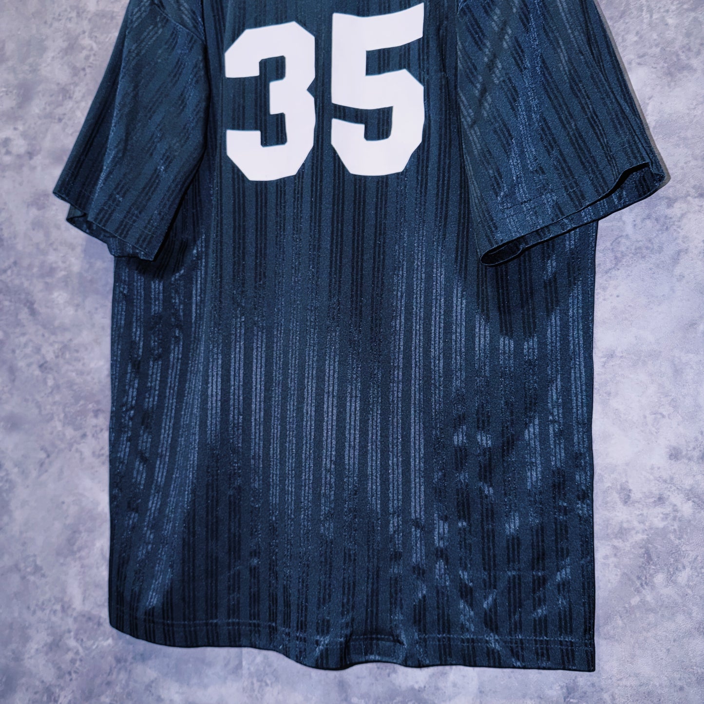 【doppio】vintage “adidas” three stripe design numbered game shirt