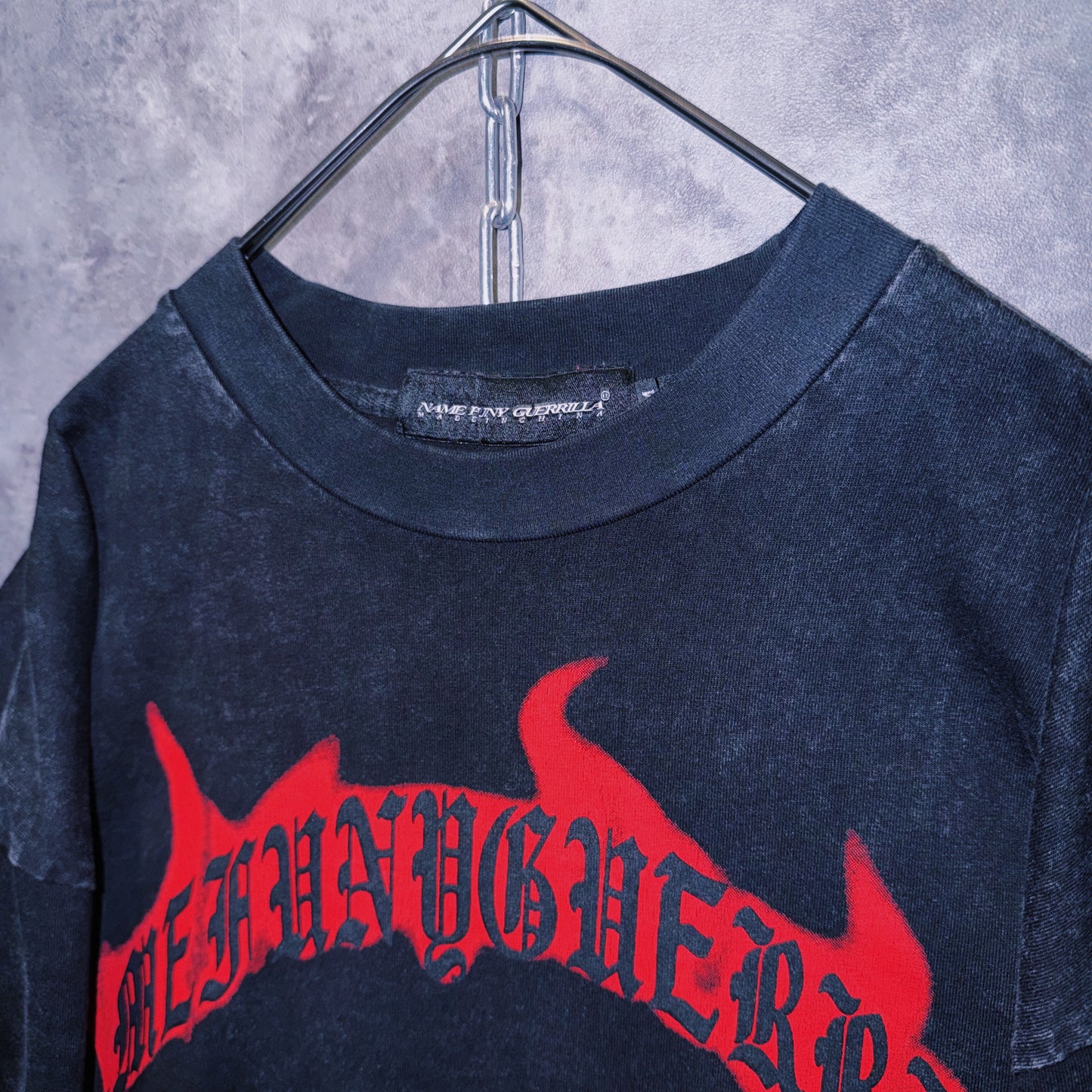 【doppio】vintage anime character print design T-shirt