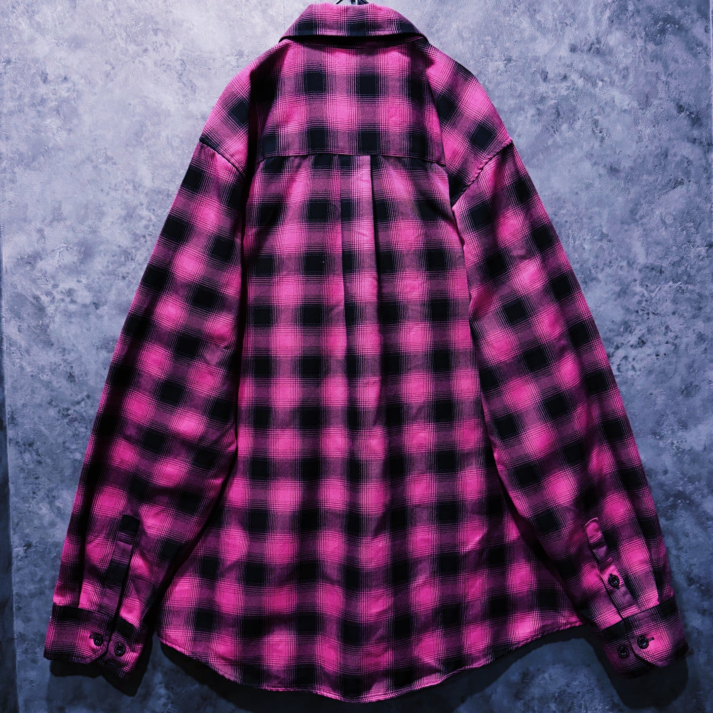 【doppio】vintage “Dixxon Flannel Co.” check pattern collar shirt