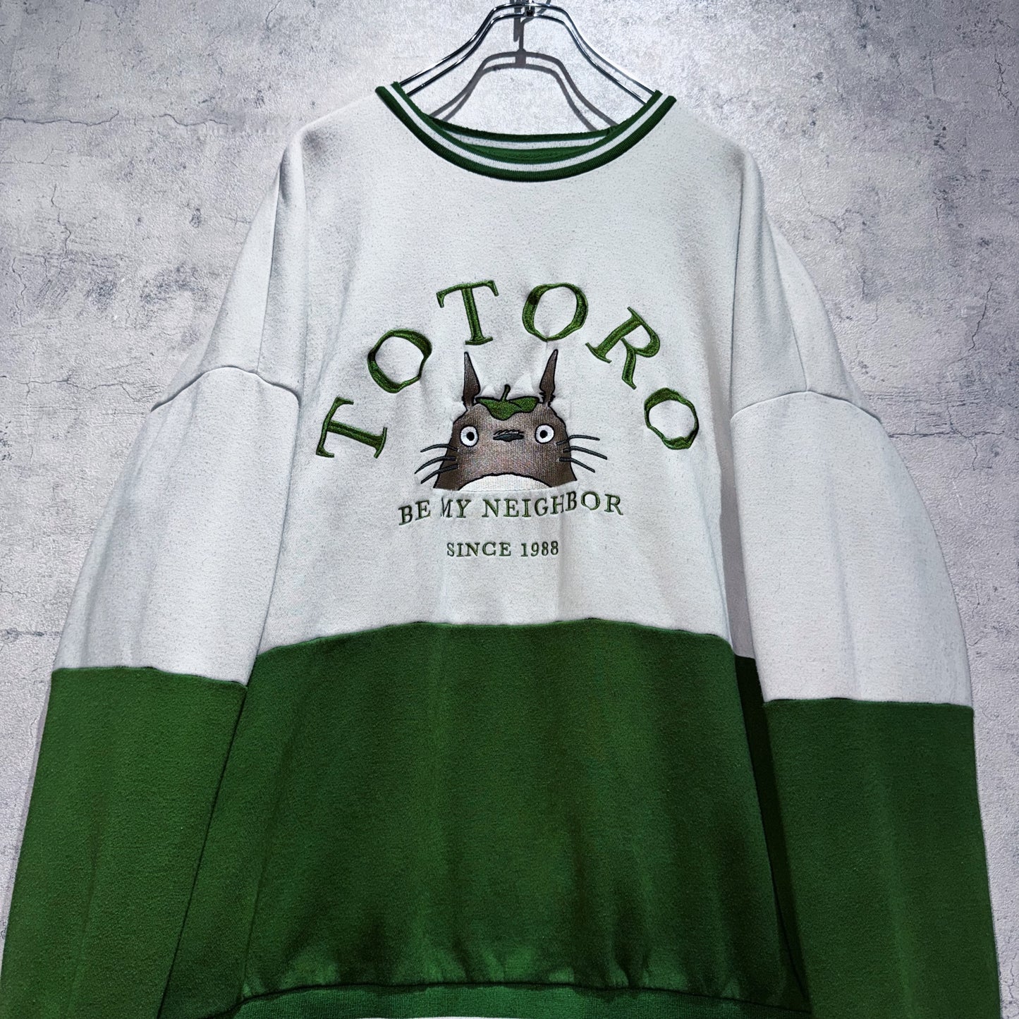 Studio Ghibli"My Neighbor Totoro"embroidery design pullover sweat
