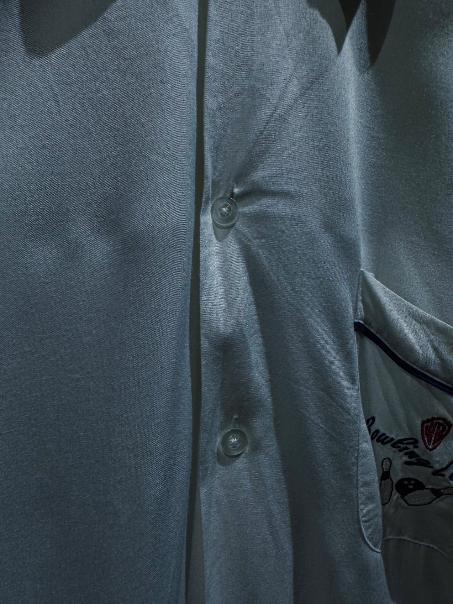 【ÆIEM】Warner Bros. Vintage “Taz Bowling League” Open Collar Shirt