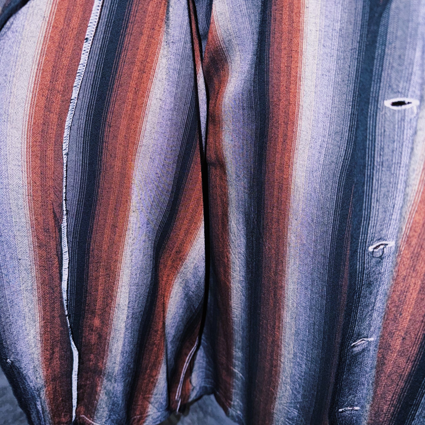 【doppio】special 60’s vintage “Penney’s TOWNCRAFT” Rayon Ombré stripe shirt