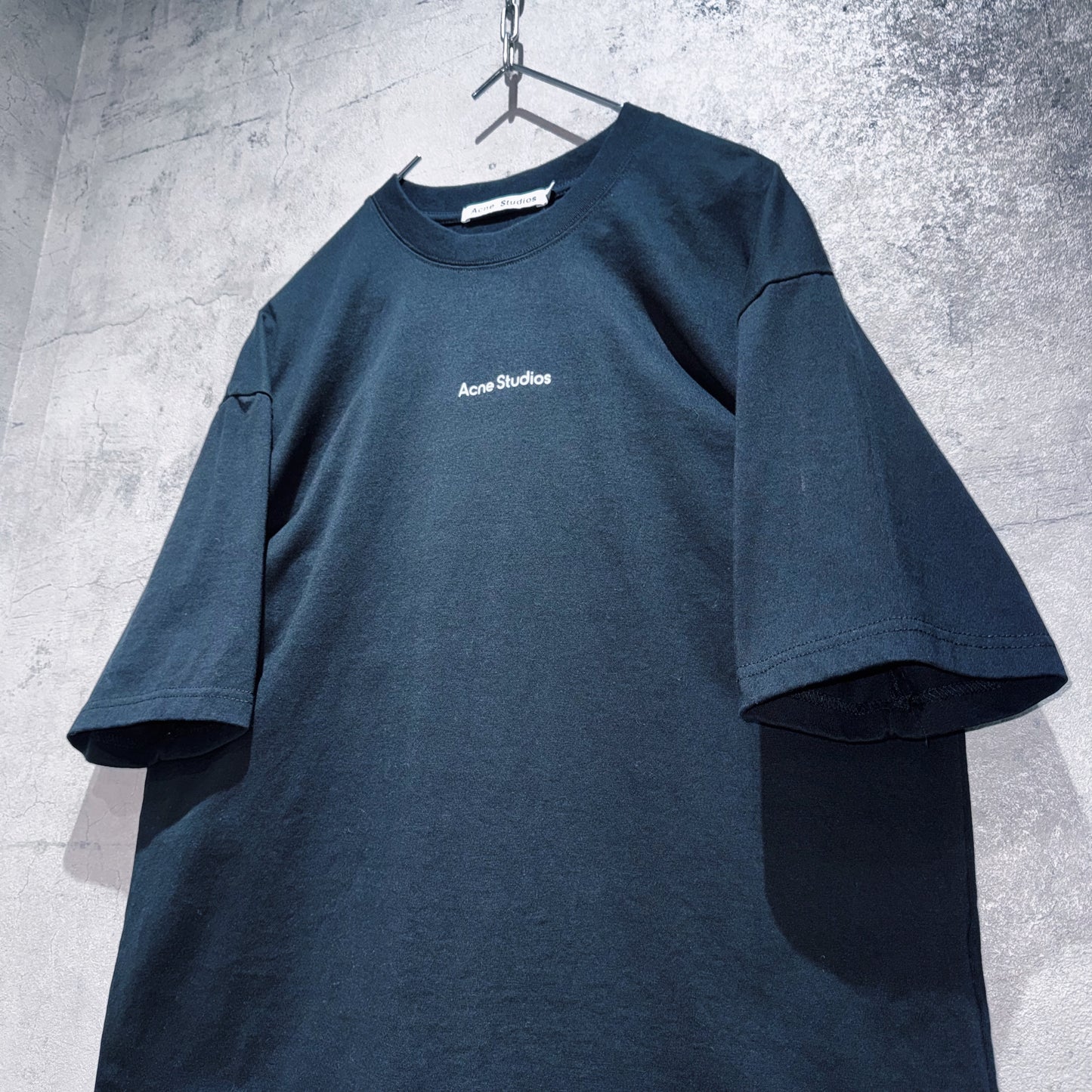 "Acne Studios"logo graphic print design T shirt