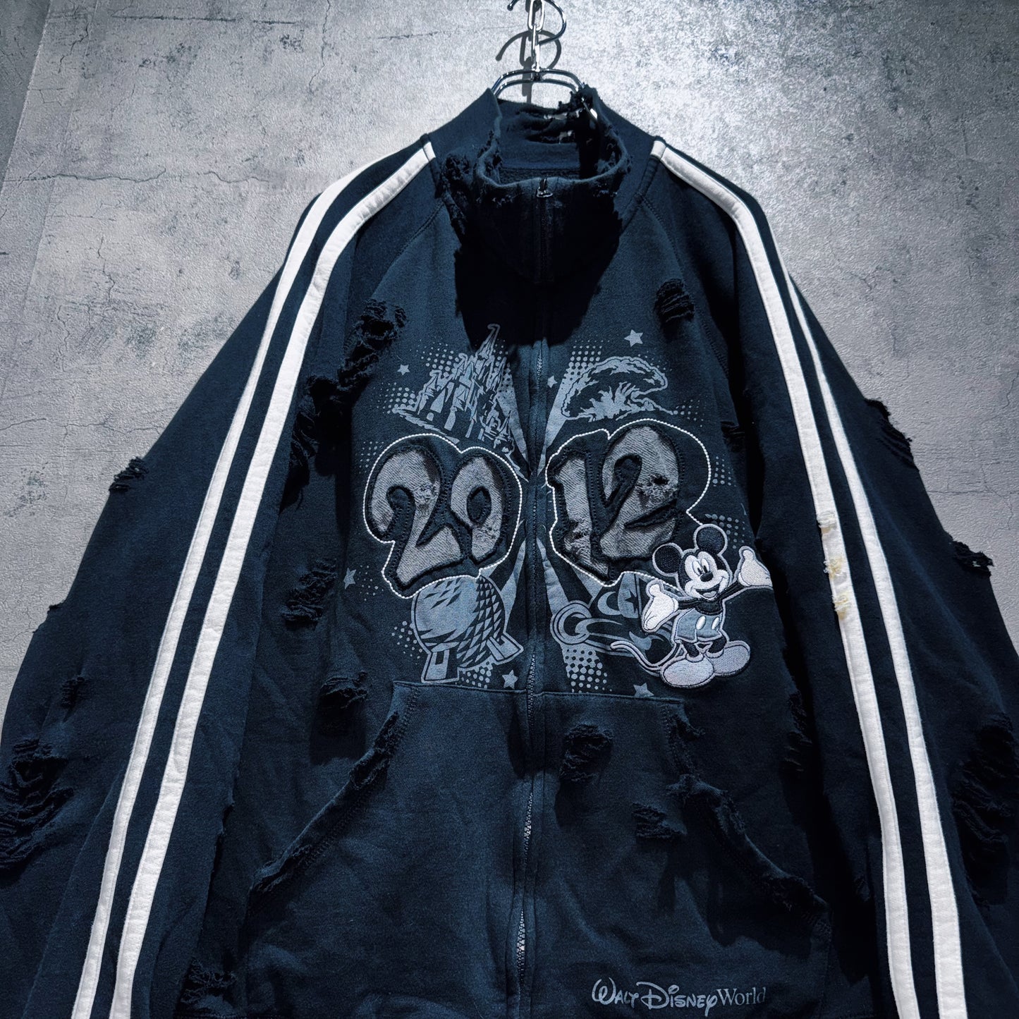 2012"Disney"WDW graphic design boro custom track jacket