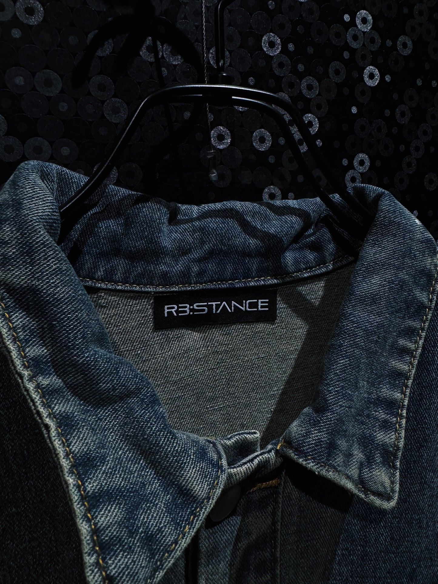 【ÆIEM】“RƎ:STANCE” Hand-Painted Denim jacket