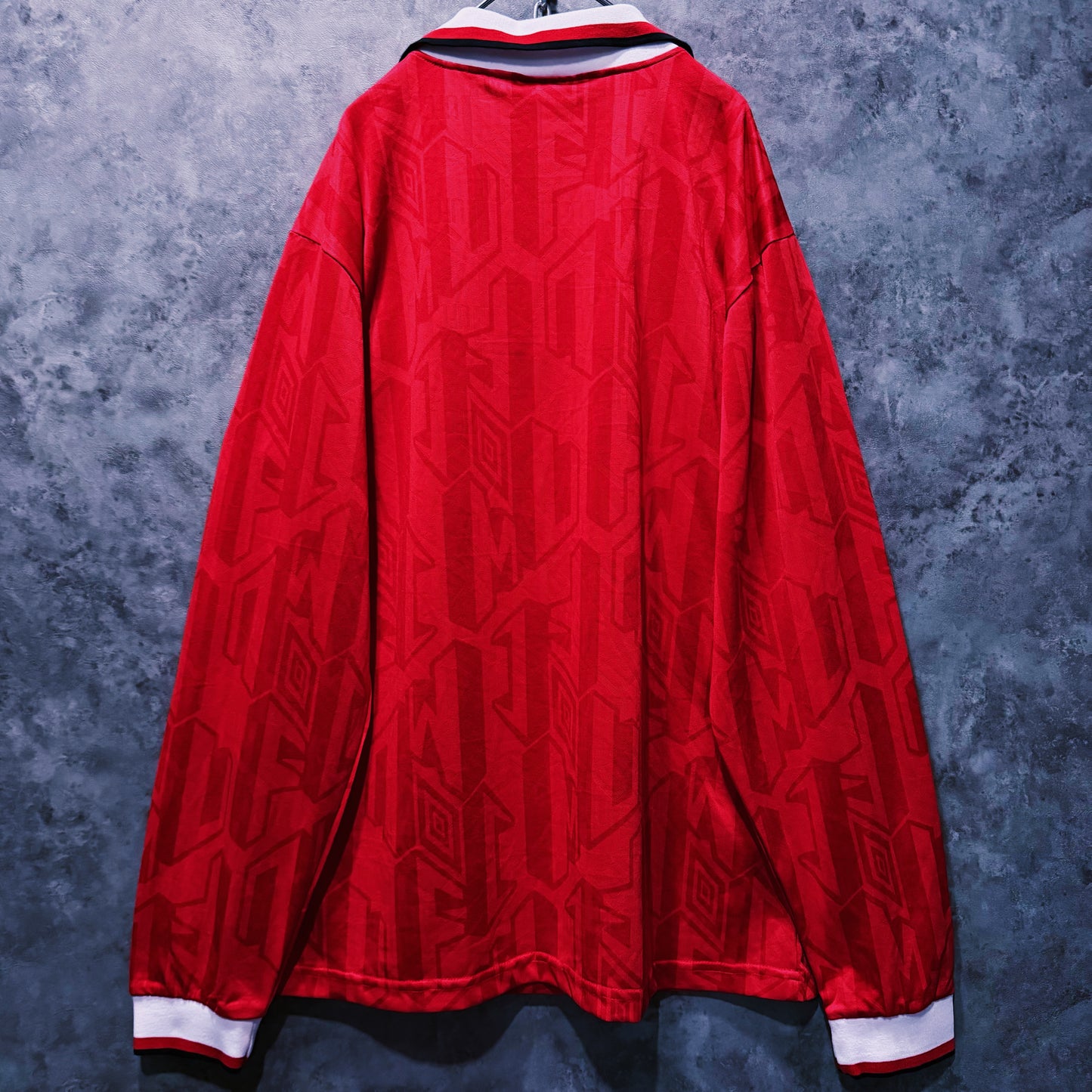 【doppio】90’s vintage “Manchester United” lace up design long sleeve game shirt