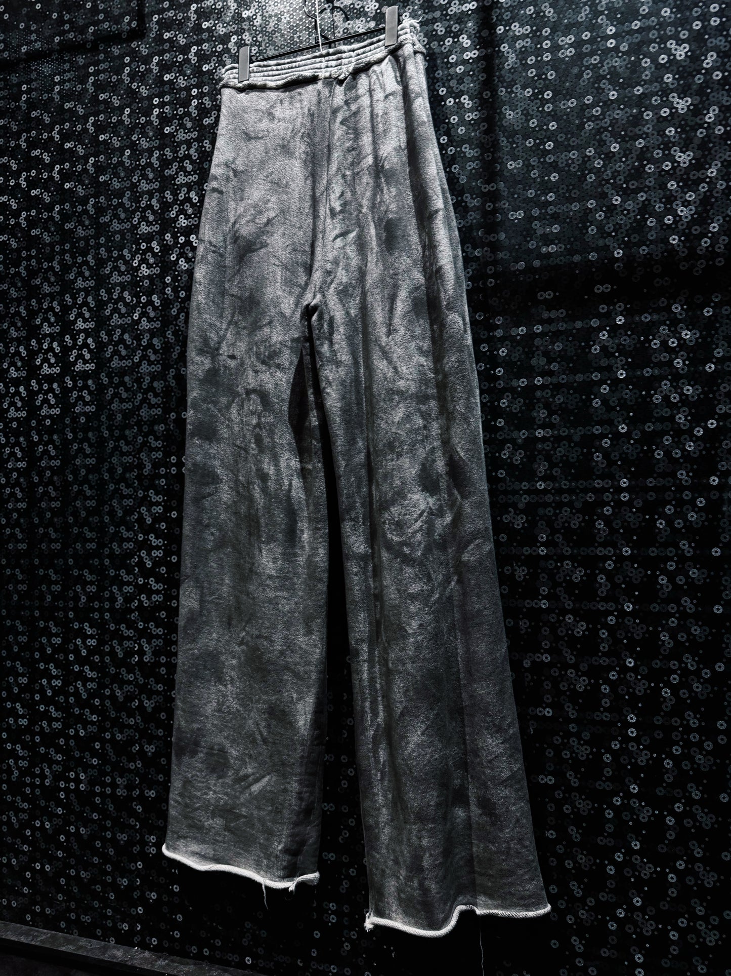 【ÆIEM】再倖築 Ash Damage Wide Sweat Pants