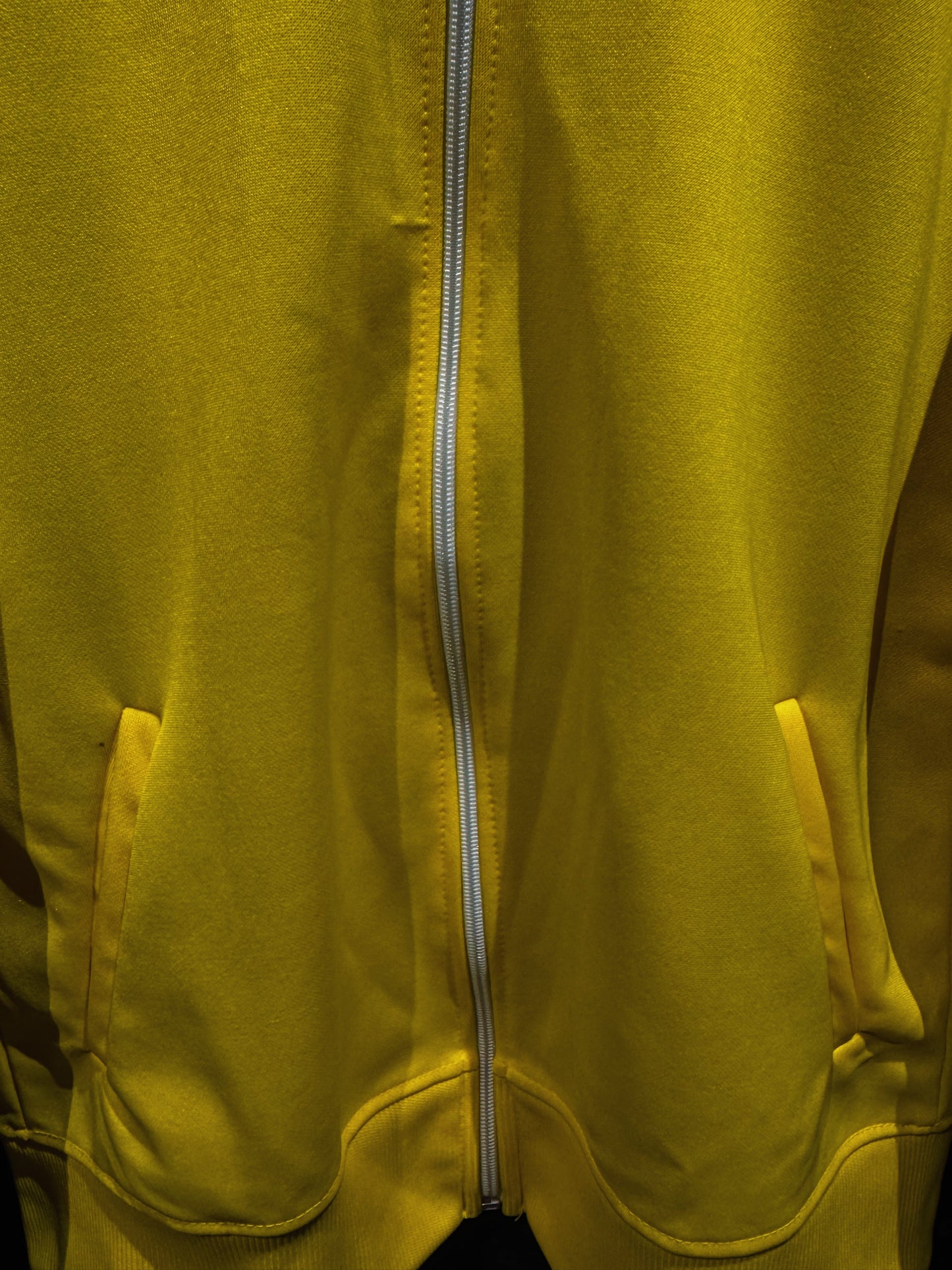 【ÆIEM】adidas originals Trefoil Back Print Yellow Track Jacket Made in U.S.A.