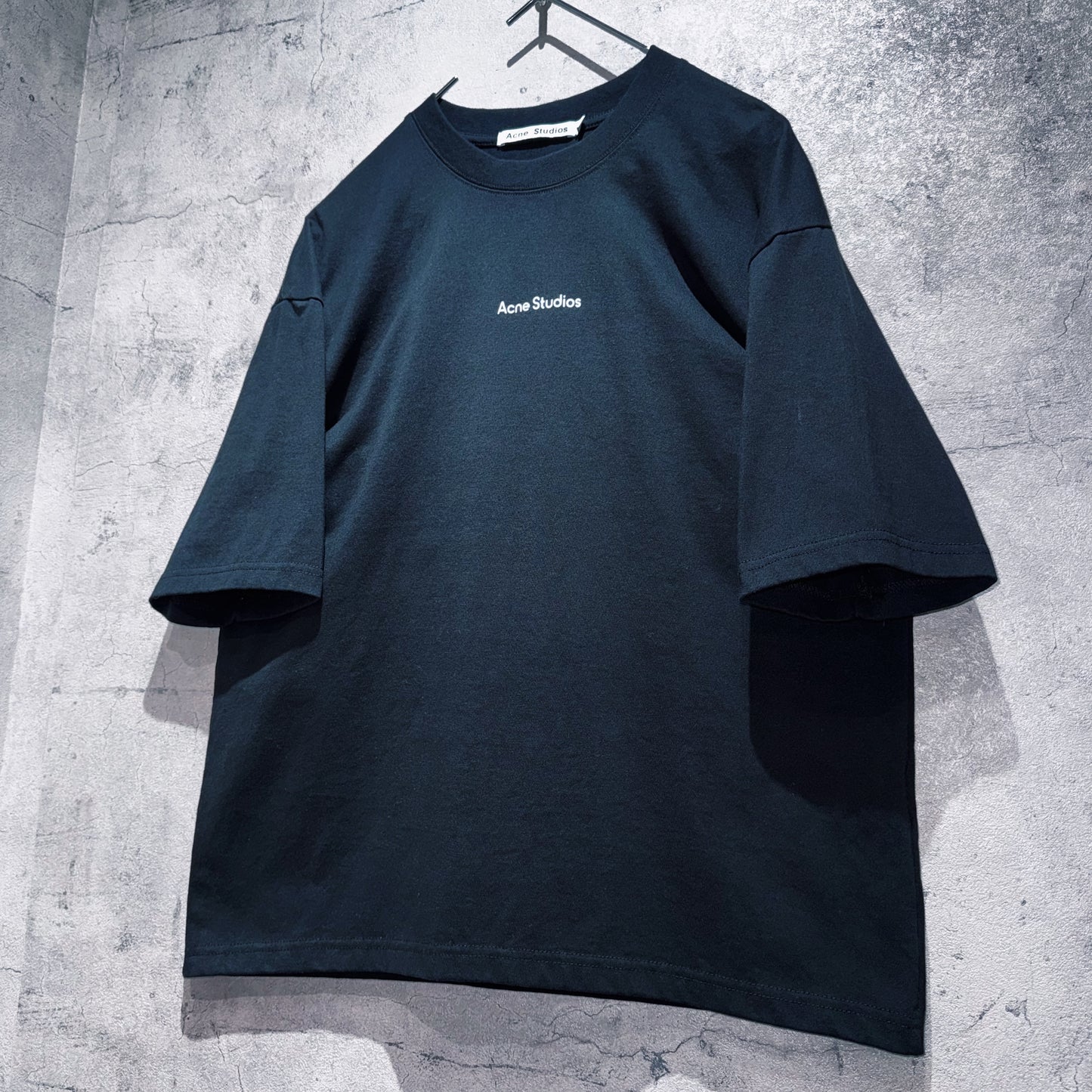 "Acne Studios"logo graphic print design T shirt