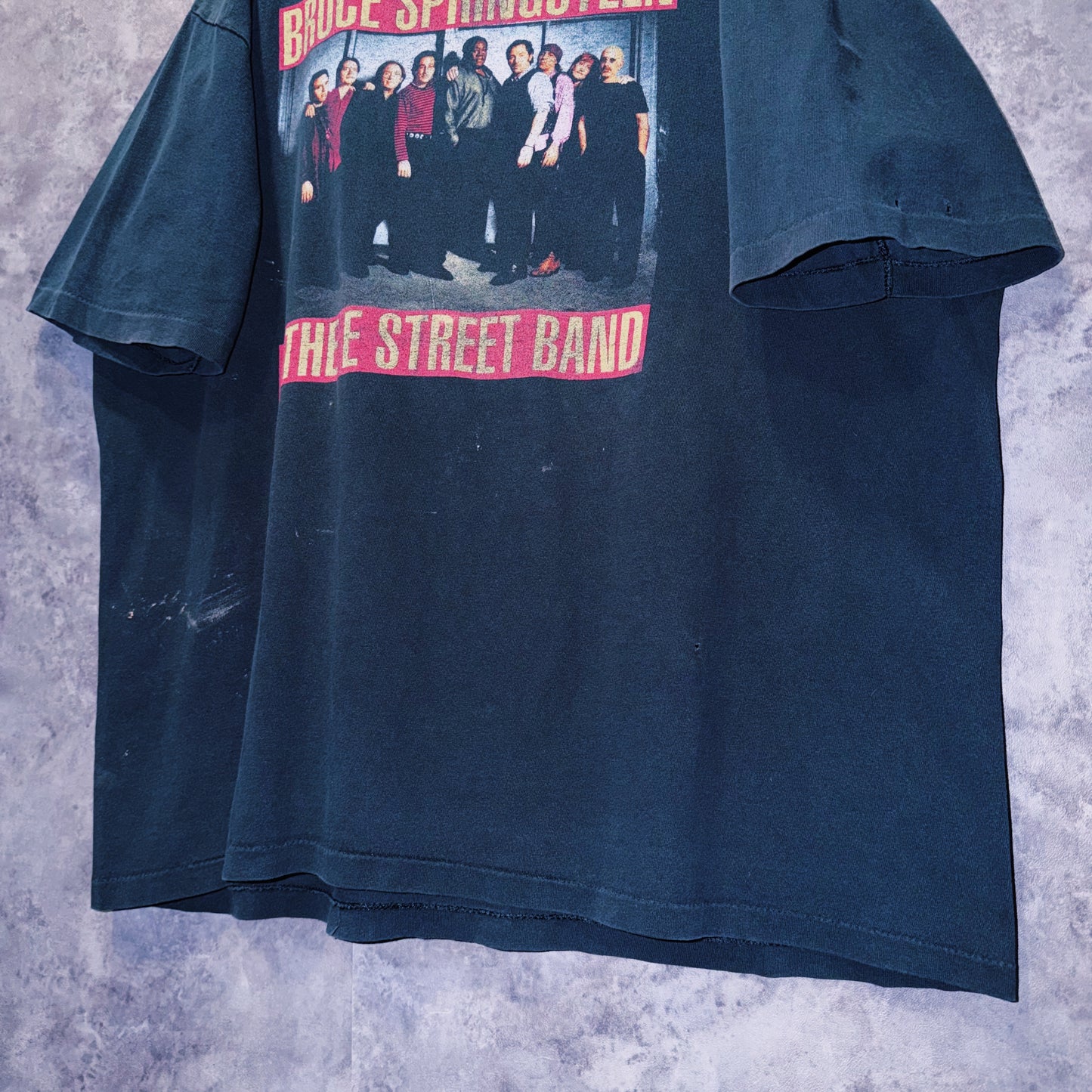 【doppio】90‘s vintage “Bruce Springsteen”The E Street Band”  print design band T-shirt