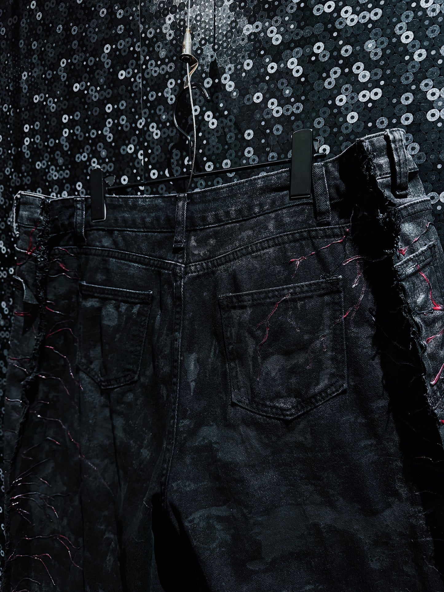 【ÆIEM】vivid notes IRON VEIN hurf pants